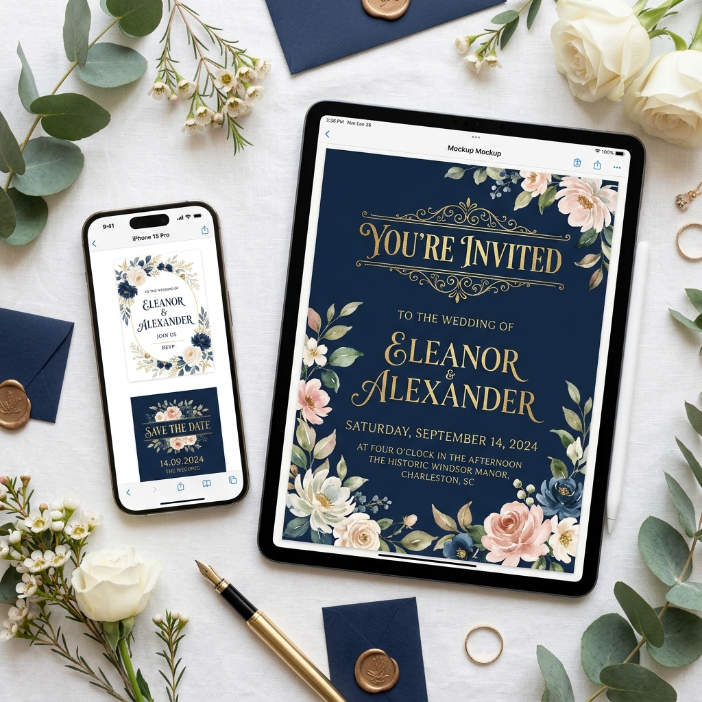 E-Card Digital Invitation Design